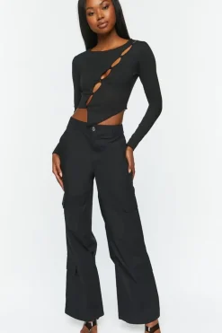 High-Rise Cargo Pants