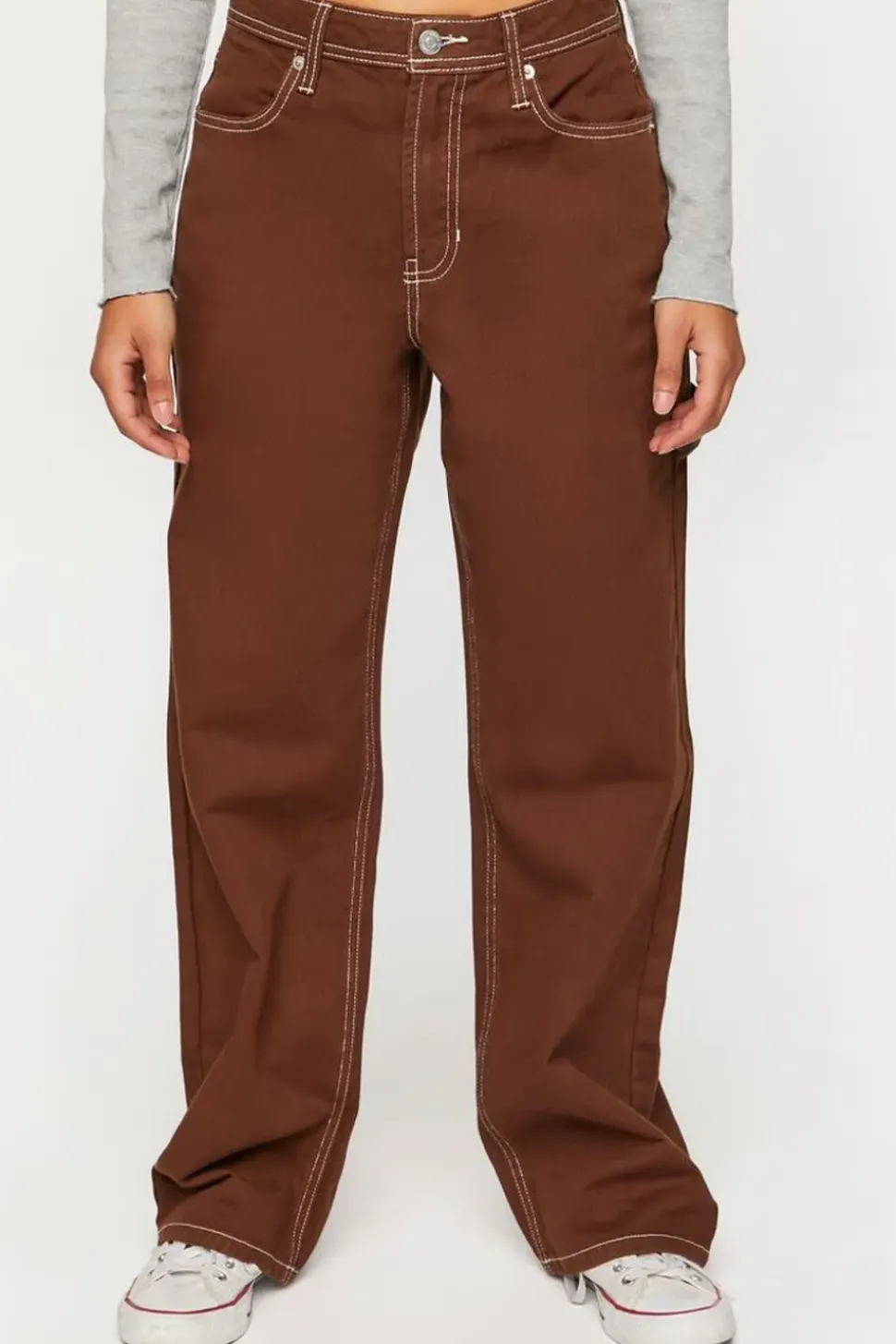 High-Rise Carpenter Dad Jeans