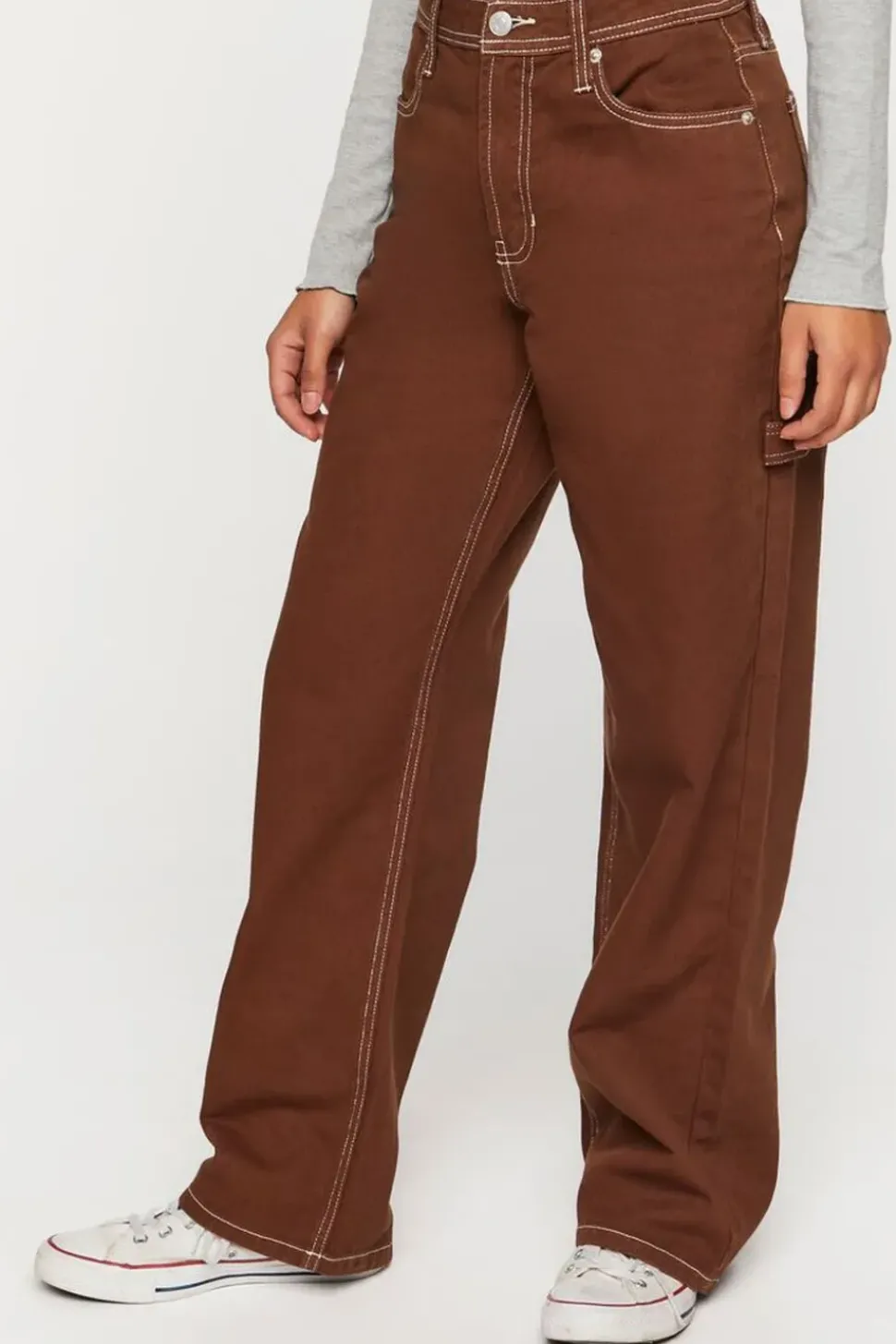 High-Rise Carpenter Dad Jeans