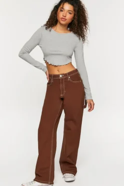 High-Rise Carpenter Dad Jeans