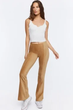 High-Rise Corduroy Flare Pants