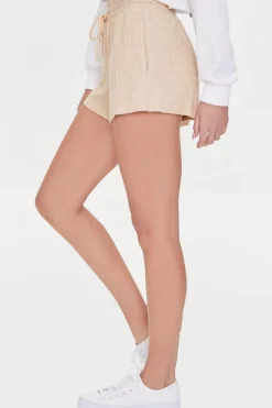 High-Rise Drawstring Shorts