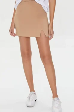 High-Rise Fitted Mini Skirt