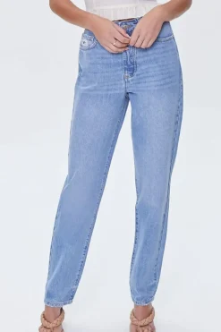 High-Rise Mom Long Jeans