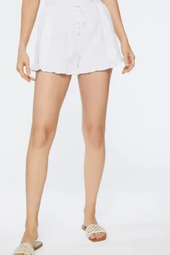 High-Rise Paperbag Shorts