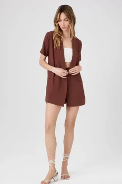 High-Rise Paperbag Shorts