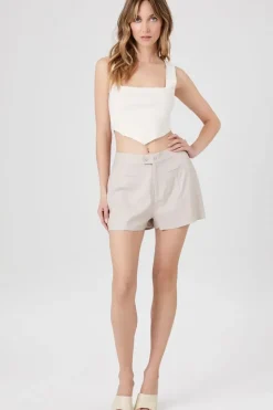 High-Rise Pull-On Shorts