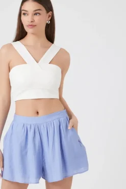 High-Rise Pull-On Shorts