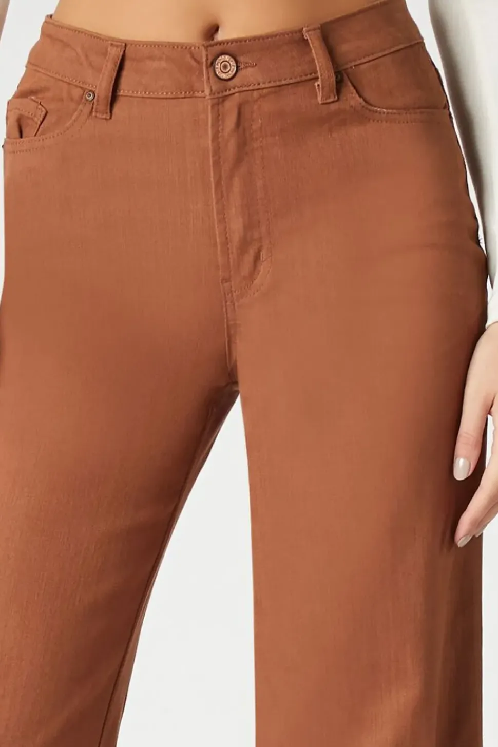 High-Rise Straight Jeans