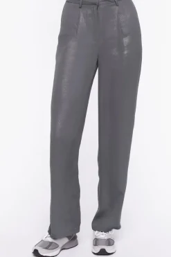 High-Rise Straight-Leg Pants