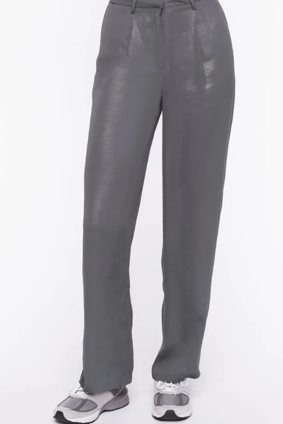 High-Rise Straight-Leg Pants