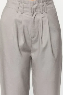 High-Rise Straight-Leg Trousers