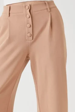 High-Rise Straight-Leg Trousers