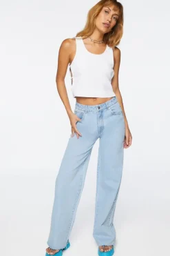 High-Rise Wide-Leg Jeans