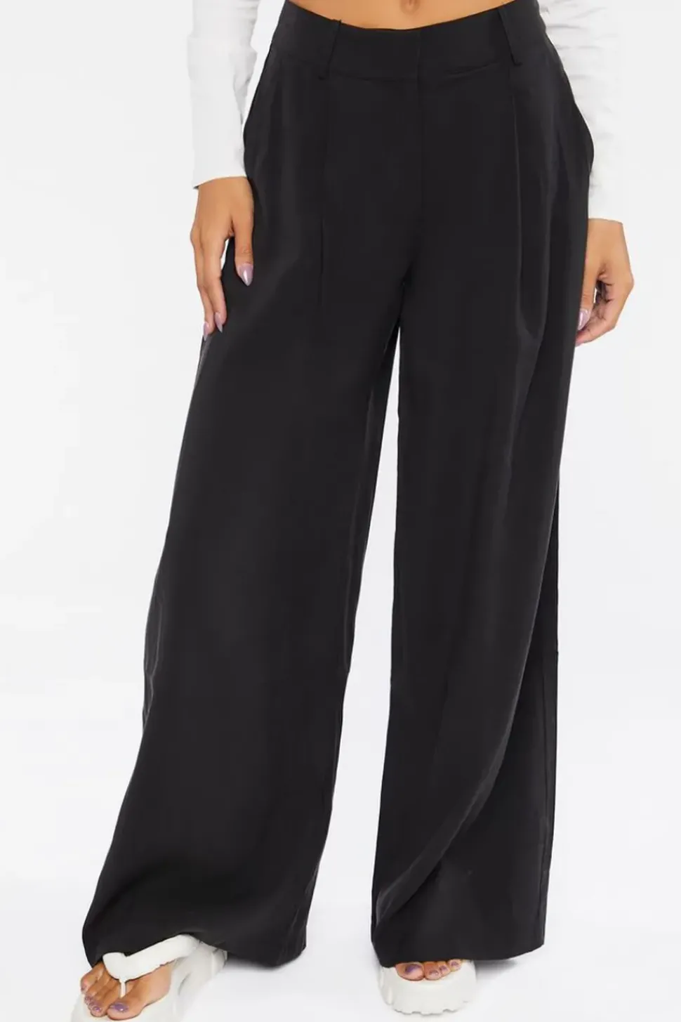 High-Rise Wide-Leg Pants