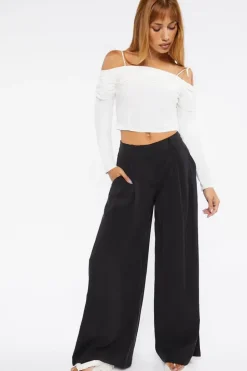 High-Rise Wide-Leg Pants
