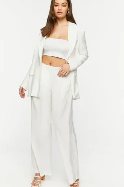 High-Rise Wide-Leg Trousers