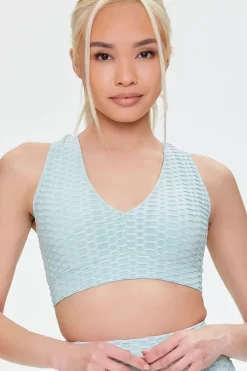 Honeycomb Longline Sports Bra