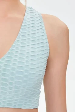 Honeycomb Longline Sports Bra