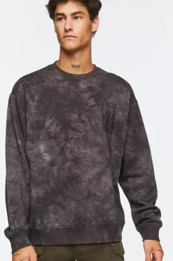 Hope For The Best Acid Wash Pullover