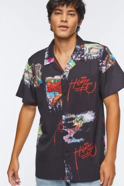 Hustle Graffiti Graphic Shirt