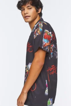 Hustle Graffiti Graphic Shirt
