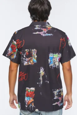 Hustle Graffiti Graphic Shirt