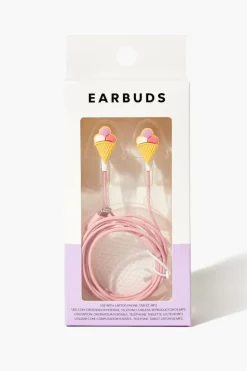 Ice Cream Wired Earbuds