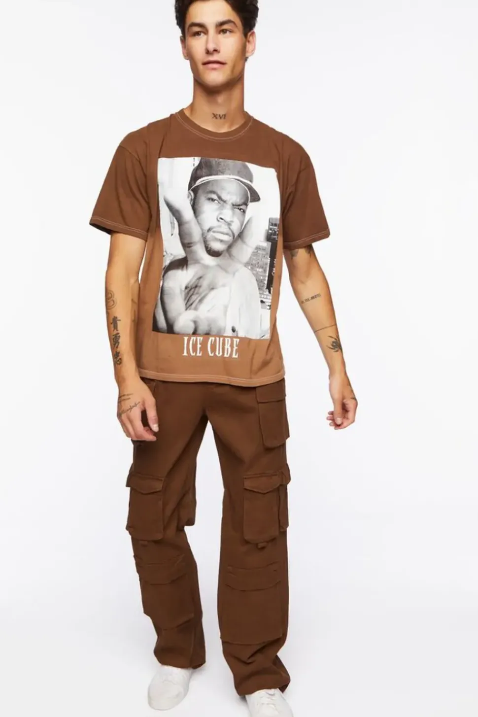 Ice Cube Dip-Dye Graphic Tee