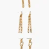 Interlinked Drop Earring Set