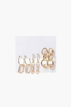 Interlinked Drop Earring Set