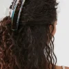 Iridescent Cutout Claw Hair Clip