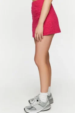 Jacquard A-Line Mini Skirt