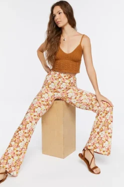 Jordyn Floral Print Flare Pants