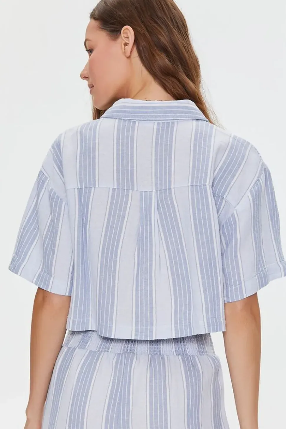 Kendall + Kylie Linen-Blend Shirt