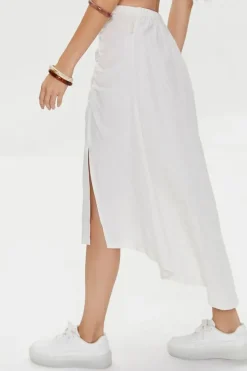 Kendall + Kylie Linen-Blend Skirt