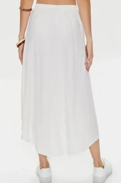 Kendall + Kylie Linen-Blend Skirt