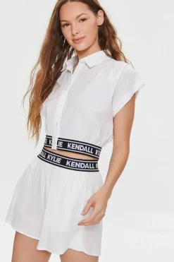Kendall + Kylie Poplin Shorts