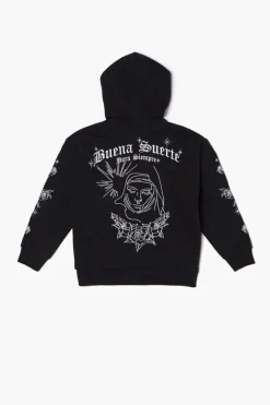 Kids Buena Suerte Graphic Hoodie (Girls + Boys)