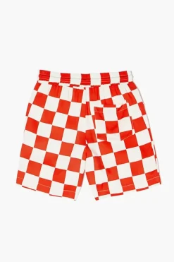 Kids Checkered Drawstring Shorts (Girls + Boys)