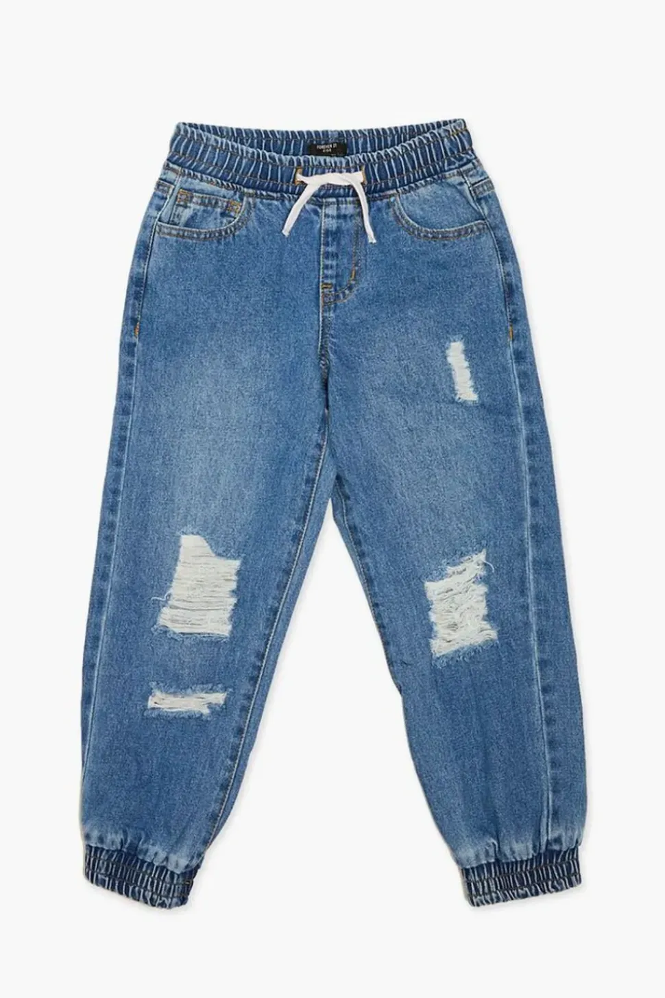 Kids Distressed Denim Joggers (Girls + Boys)
