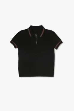 Kids Half-Zip Polo Shirt (Girls + Boys)