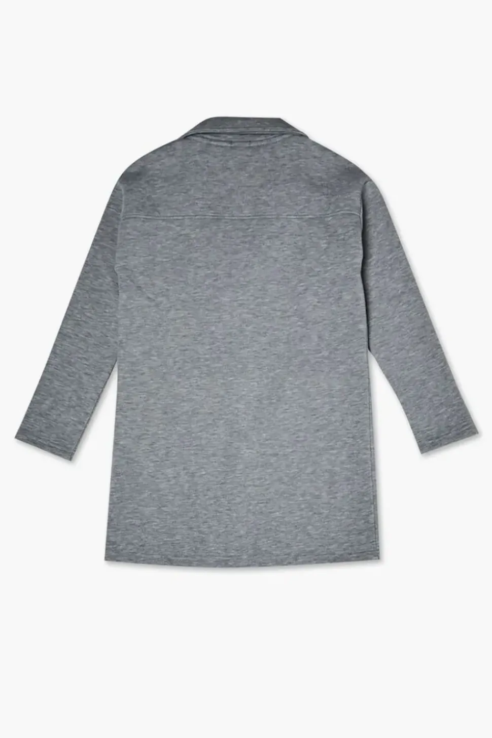 Kids Heathered Open-Front Jacket (Girls + Boys)