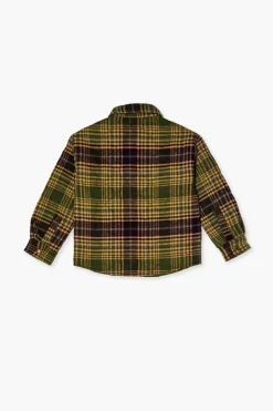 Kids Plaid Shacket (Girls + Boys)