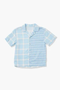 Kids Reworked Plaid Shirt (Girls + Boys)