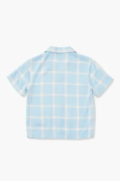 Kids Reworked Plaid Shirt (Girls + Boys)