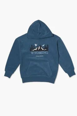Kids Wyoming Graphic Hoodie (Girls + Boys)