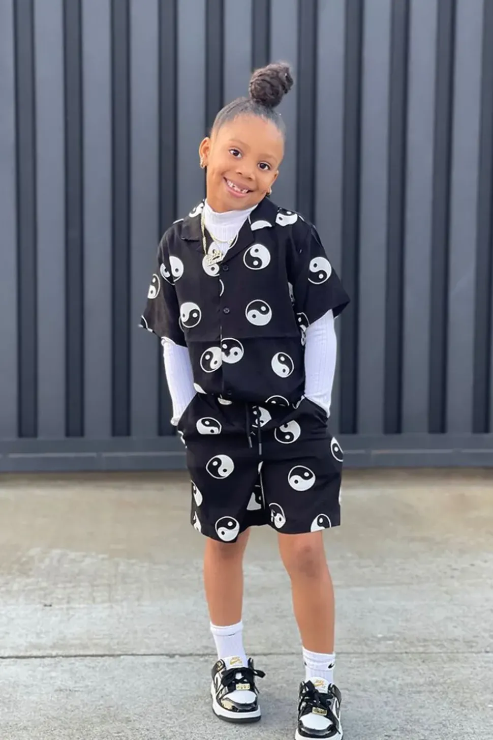 Kids Yin Yang Print Shirt (Girls + Boys)