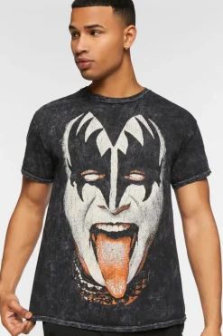 Kiss Mineral Wash Graphic Tee