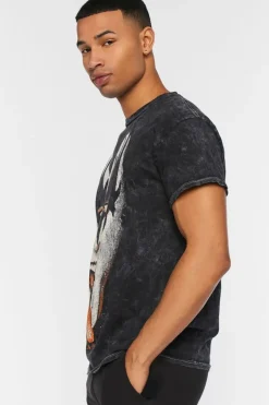 Kiss Mineral Wash Graphic Tee